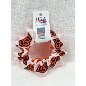 Oklahoma State Cowboys OSU Hair Twist Ponytail Holder [NEW] Ponytail Scrunchie